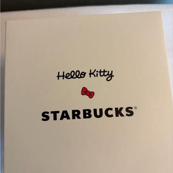 Hello Kitty Cream and Green Mug with Red Bow - Picture 3 of 3